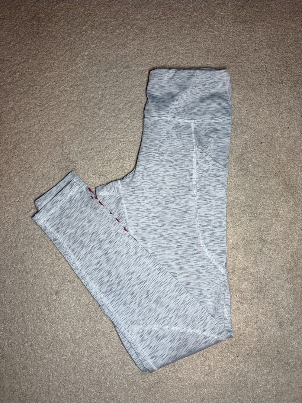 Light Gray Leggings with Red Georgia logo - Picture 2 of 3